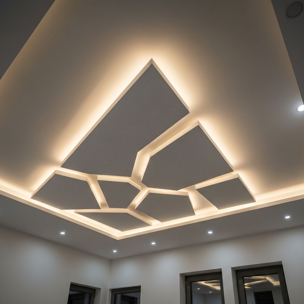 أسقف جبسمبورد مزخرفة